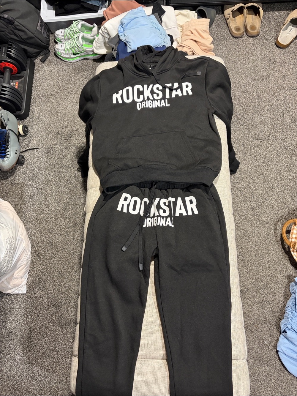 Rock star stacked pants jogging suit - Picture 2 of 2